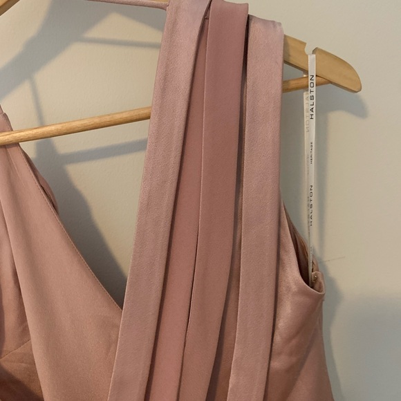 Halston Heritage Women’s Strappy Slip Dress Size 4 Blush Pink - Picture 12 of 16